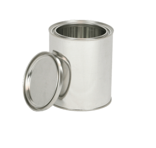 Round Can with Lid (Unlined) – 1 quart
