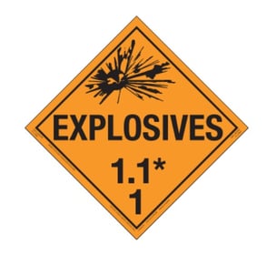 Explosive Placards