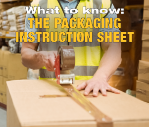 Packaging Instruction Sheet
